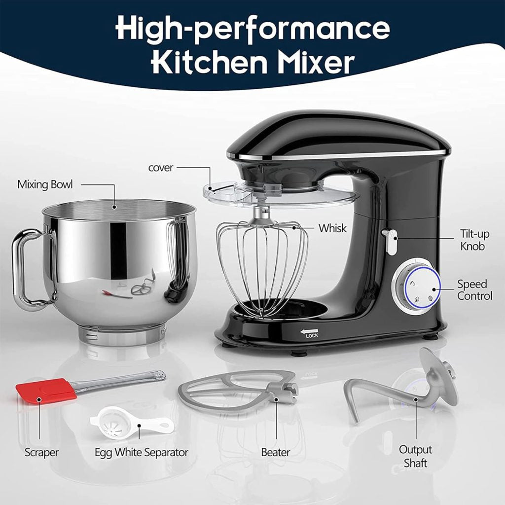 New - Speed Kitchen Stand Mixer 660W – Electric Food Mixer with Bowl & Attachments 825737 - with | Sold by Uncle Wiener's Wholesale