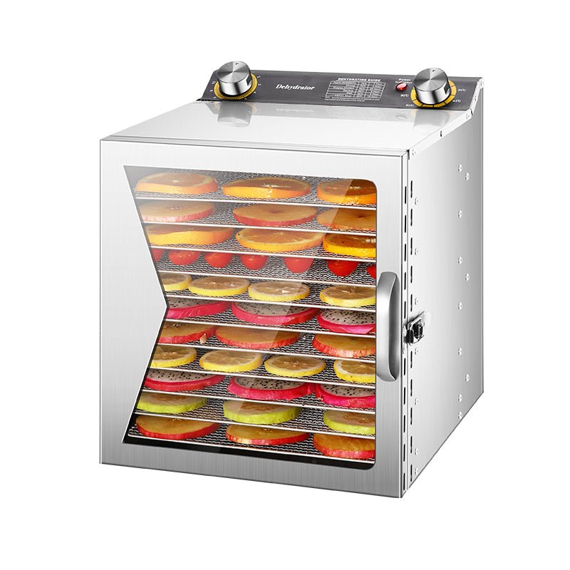 New Stainless Steel 12 - Layer Food Dehydrator Machine – Large Capacity Pet Snack & Food Dryer - with | Sold by Uncle Wiener's Wholesale