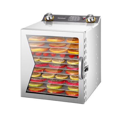 New Stainless Steel 12 - Layer Food Dehydrator Machine – Large Capacity Pet Snack & Food Dryer - with | Sold by Uncle Wiener's Wholesale