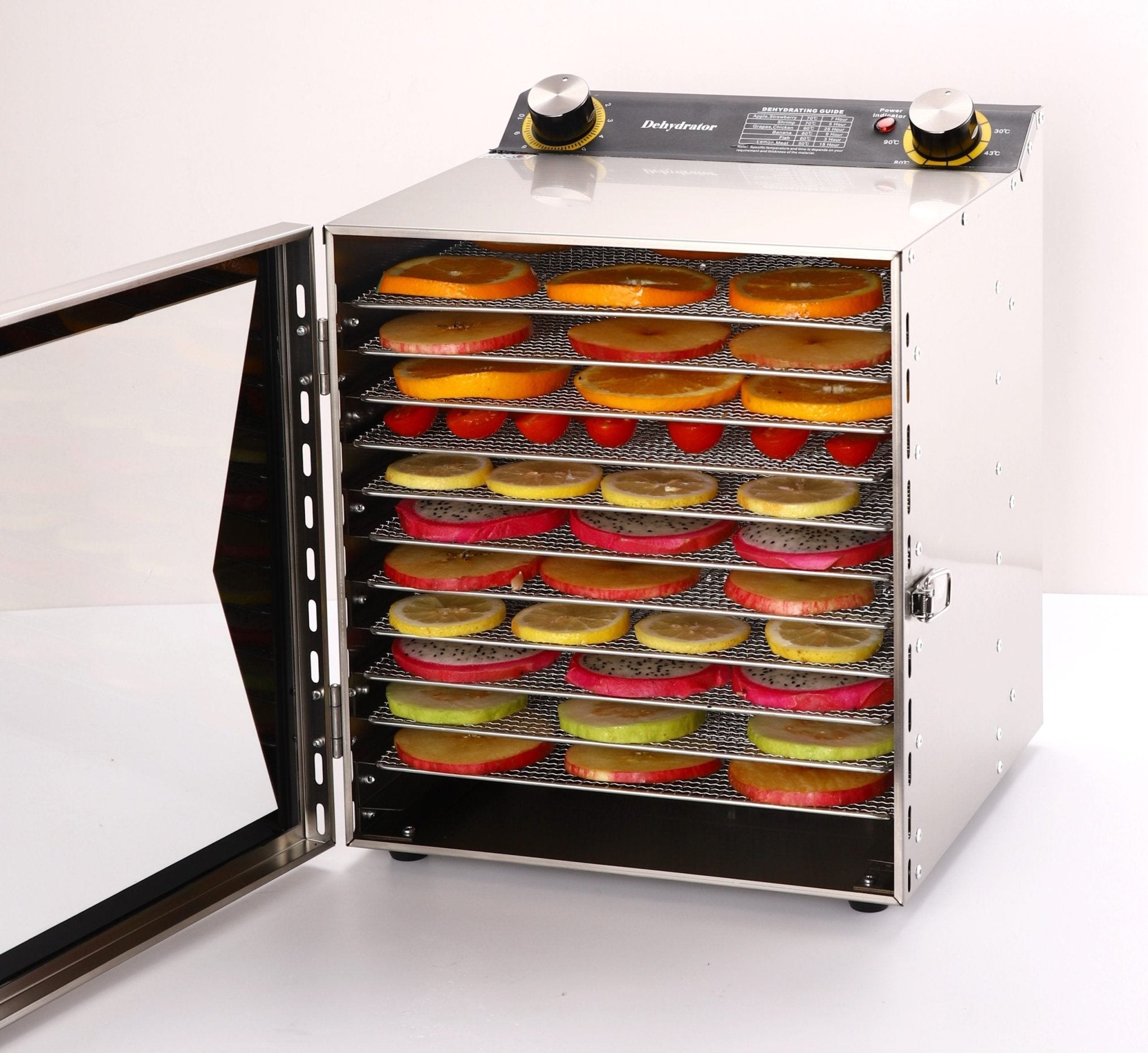 New Stainless Steel 12 - Layer Food Dehydrator Machine – Large Capacity Pet Snack & Food Dryer - with | Sold by Uncle Wiener's Wholesale