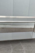 Stainless steel rolling work table with locking wheels – front view

48-inch stainless steel prep station with under-shelf and casters

72-inch commercial kitchen table with wheels – side angle

Mobile food service prep table with heavy-duty design

Industrial stainless table in warehouse environment