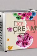“Rolled ice cream machine with colorful ingredients”

“Stainless steel commercial ice cream maker on display”

“180W rolled ice cream maker with side ventilation holes”

“Rolled ice cream prep on freezing plate”

“Ice cream rolls being made with spatula”