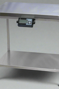 "Stainless Steel Veterinary Exam Table with Built-In Electronic Scale"

"Professional Vet Exam Table for Clinics and Hospitals"

"Durable Stainless Steel Animal Examination Table with Scale"
