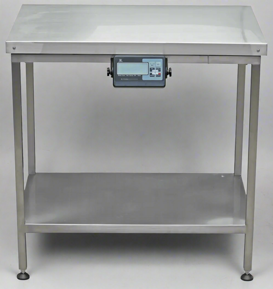 "Stainless Steel Veterinary Exam Table with Built-In Electronic Scale"

"Professional Vet Exam Table for Clinics and Hospitals"

"Durable Stainless Steel Animal Examination Table with Scale"