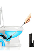 New Stainless Steel Toilet Plunger Dredge – Powerful Clog Remover with Holder | SKU: D0239 - with | Sold by Uncle Wiener's Wholesale