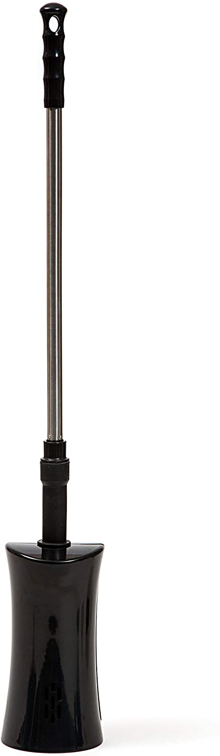 New Stainless Steel Toilet Plunger Dredge – Powerful Clog Remover with Holder | SKU: D0239 - with | Sold by Uncle Wiener's Wholesale