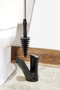 New Stainless Steel Toilet Plunger Dredge – Powerful Clog Remover with Holder | SKU: D0239 - with | Sold by Uncle Wiener's Wholesale