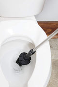 New Stainless Steel Toilet Plunger Dredge – Powerful Clog Remover with Holder | SKU: D0239 - with | Sold by Uncle Wiener's Wholesale