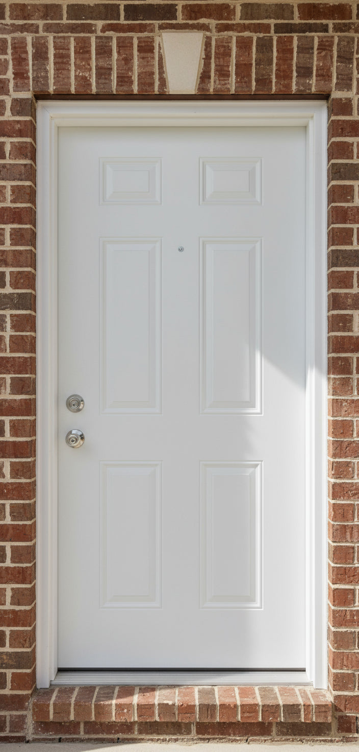 New Steel Prehung Insulated Entry Door – Canadian Standard Sizes - with 32″ x 80″ Left Swing | Sold by Uncle Wiener's Wholesale