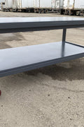 Steel Rolling Tool Table with Two Layers and Locking Casters – TC025M

Mobile Workbench with Gray Finish in Garage Setup

Heavy-Duty 2-Tier Steel Workstation for Industrial Use

Tool Table with Smooth-Rolling Wheels and Shelf Storage

Front Angle of Steel Workbench with Lower Shelf and Locking Wheels

Industrial Workshop Setup Featuring TC025M Rolling Bench

Side View of Assembled Rolling Work Table in Gray Metal