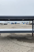 Steel Rolling Tool Table with Two Layers and Locking Casters – TC025M

Mobile Workbench with Gray Finish in Garage Setup

Heavy-Duty 2-Tier Steel Workstation for Industrial Use

Tool Table with Smooth-Rolling Wheels and Shelf Storage

Front Angle of Steel Workbench with Lower Shelf and Locking Wheels

Industrial Workshop Setup Featuring TC025M Rolling Bench

Side View of Assembled Rolling Work Table in Gray Metal