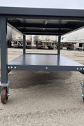 Steel Rolling Tool Table with Two Layers and Locking Casters – TC025M

Mobile Workbench with Gray Finish in Garage Setup

Heavy-Duty 2-Tier Steel Workstation for Industrial Use

Tool Table with Smooth-Rolling Wheels and Shelf Storage

Front Angle of Steel Workbench with Lower Shelf and Locking Wheels

Industrial Workshop Setup Featuring TC025M Rolling Bench

Side View of Assembled Rolling Work Table in Gray Metal