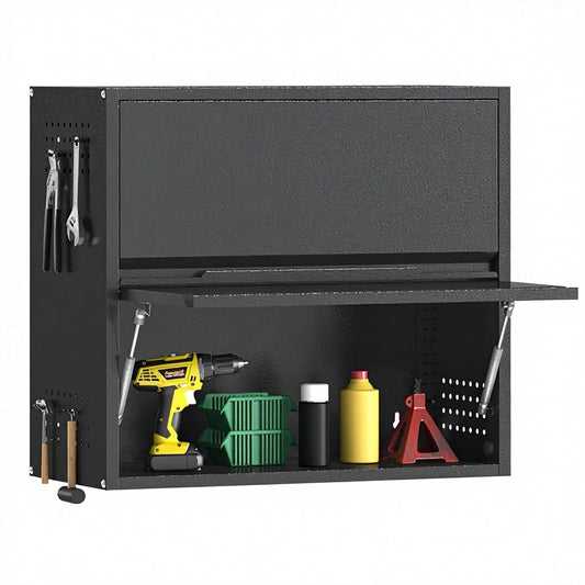NEW Steel Utility Cabinet 27.2″ × 12.6″ × 25.6″ Black Workshop Storage YCDM229 - with | Sold by Uncle Wiener's Wholesale