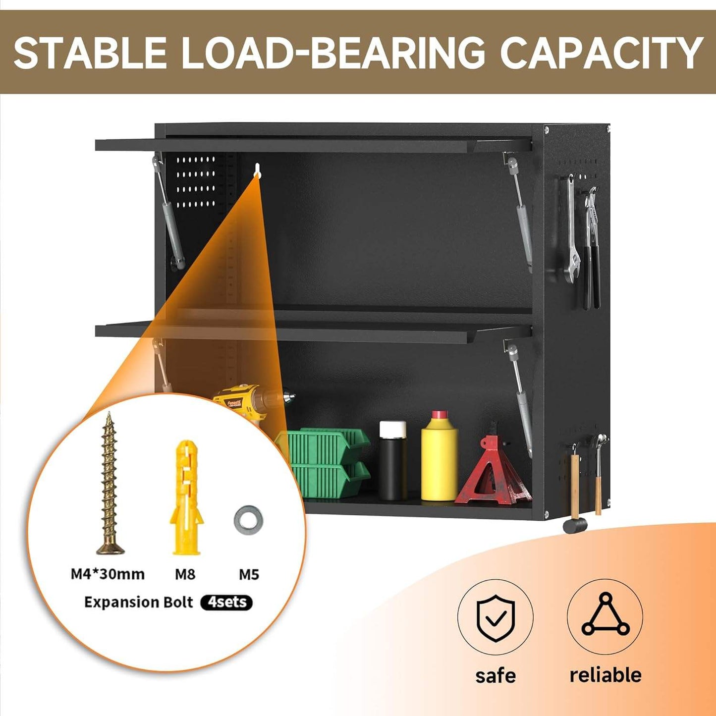 NEW Steel Utility Cabinet 27.2″ × 12.6″ × 25.6″ Black Workshop Storage YCDM229 - with | Sold by Uncle Wiener's Wholesale