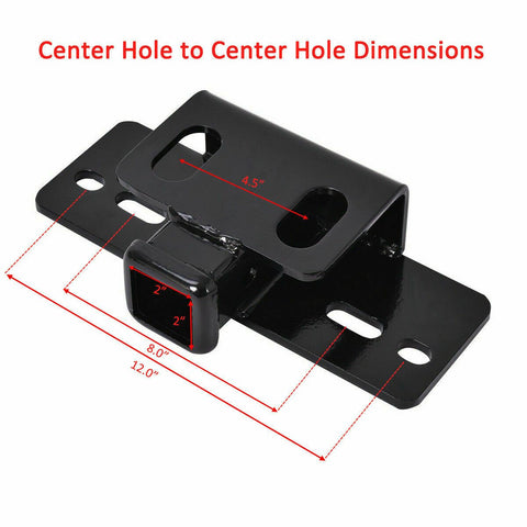 Step bumper hitch mount with 2-inch receiver and 5000 lbs capacity – Model S1057