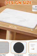 Stone quick-drying dish mat on kitchen counter with glasses
Anti-slip 18x14 inch dish drying mat absorbing water
White diatomaceous earth mat used under drying rack
Modern countertop with fast-drying stone mat and dishes