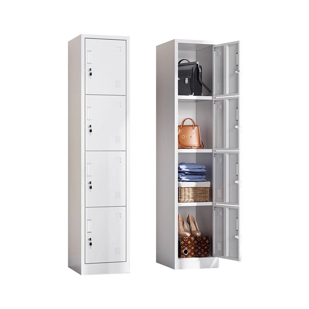 New Tall Steel Locker Cabinet 15″ × 17.7″ × 70.9″ Gray Metal Storage Unit YCDM04 - with | Sold by Uncle Wiener's Wholesale
