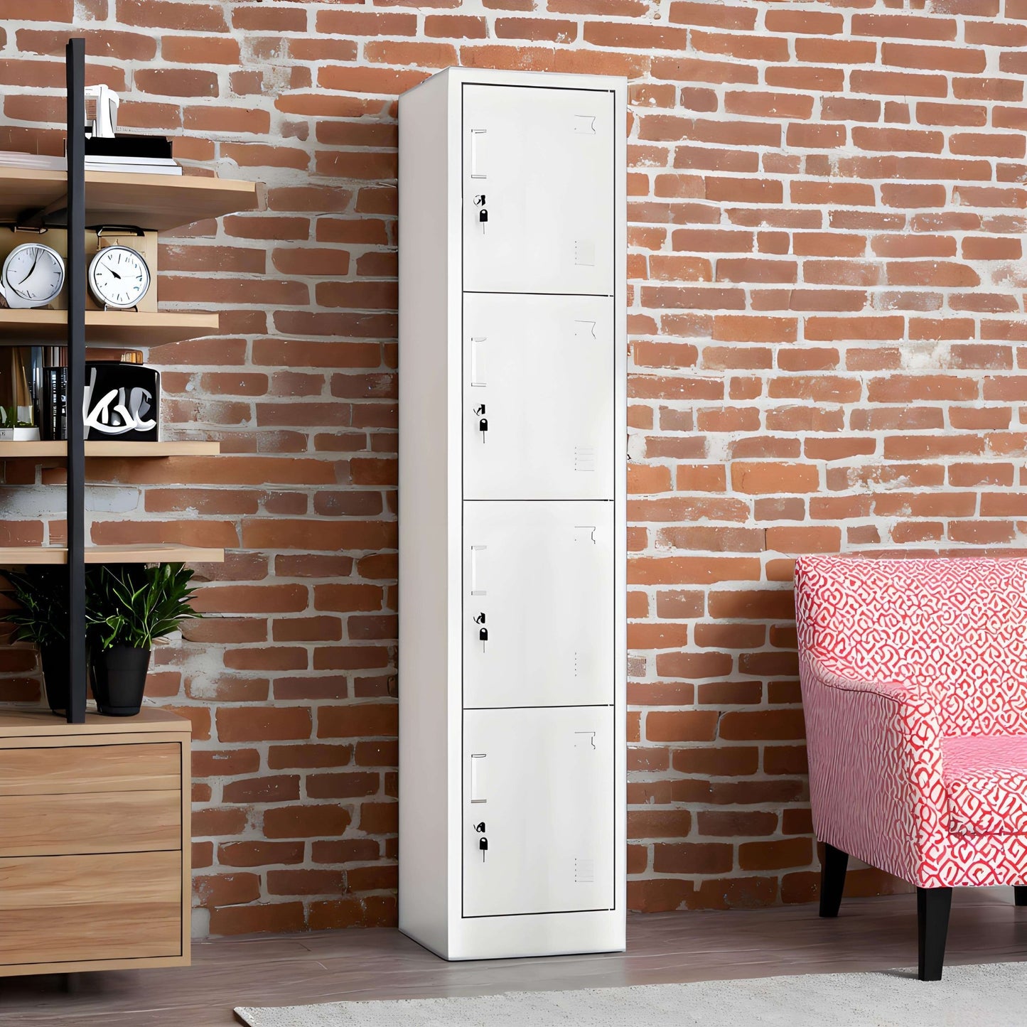 New Tall Steel Locker Cabinet 15″ × 17.7″ × 70.9″ Gray Metal Storage Unit YCDM04 - with | Sold by Uncle Wiener's Wholesale