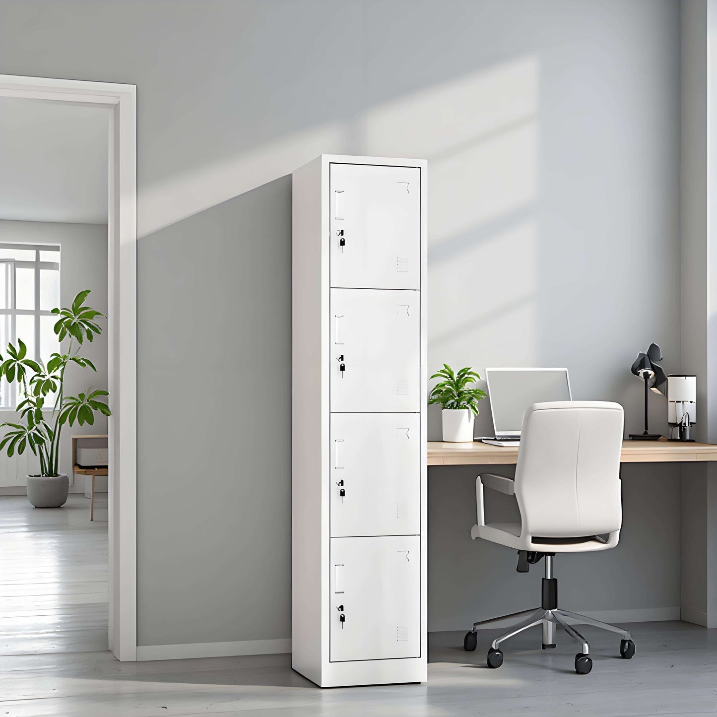 New Tall Steel Locker Cabinet 15″ × 17.7″ × 70.9″ Gray Metal Storage Unit YCDM04 - with | Sold by Uncle Wiener's Wholesale