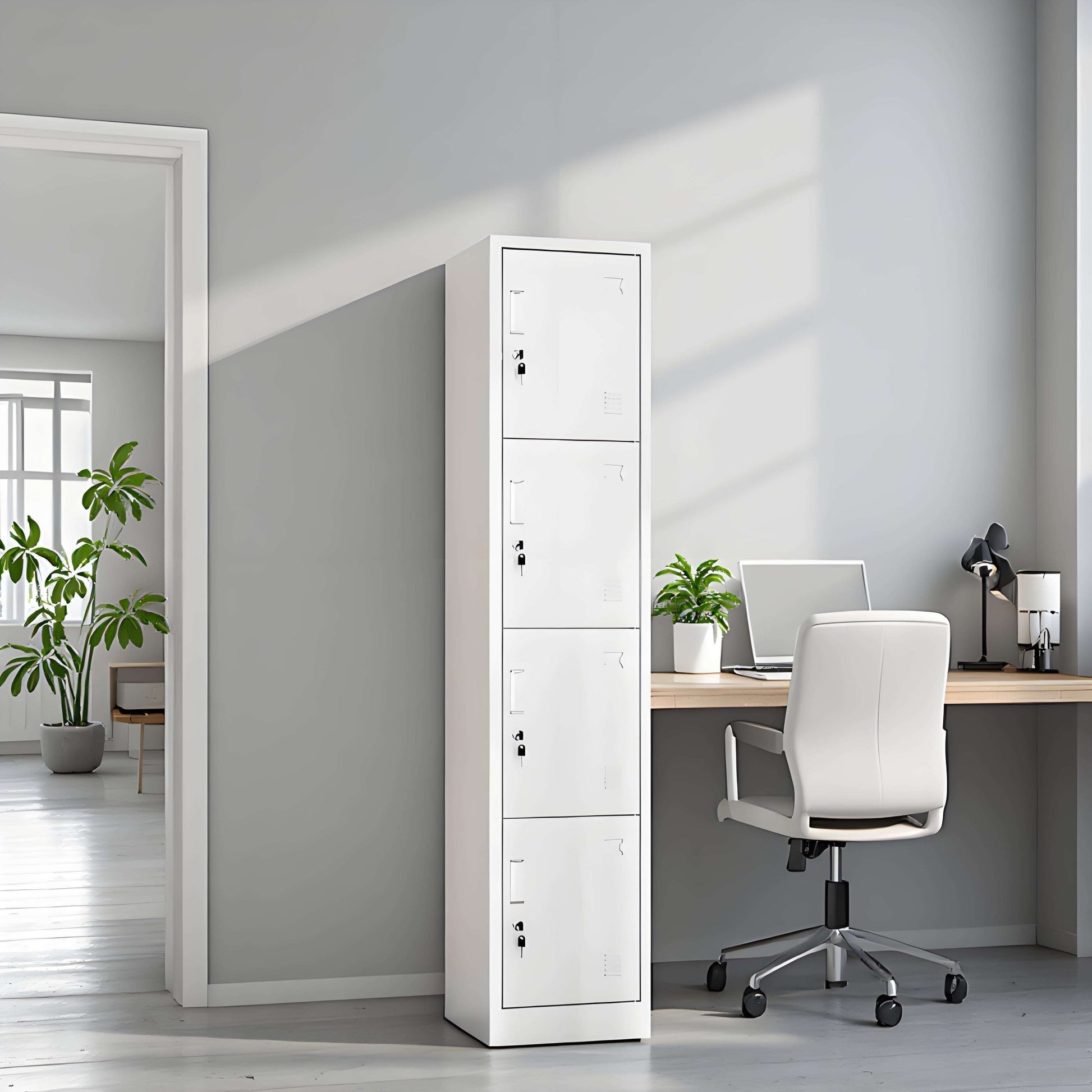 New Tall Steel Locker Cabinet 15″ × 17.7″ × 70.9″ Gray Metal Storage Unit YCDM04 - with | Sold by Uncle Wiener's Wholesale