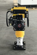Loncin RM80 gas-powered tamping rammer front view

Yellow jumping jack compactor for soil and asphalt

Gas-powered construction compactor on job site

Loncin 6.5HP tamping rammer with impact foot

High-impact trench tamper machine for contractors