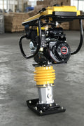 Loncin RM80 gas-powered tamping rammer front view

Yellow jumping jack compactor for soil and asphalt

Gas-powered construction compactor on job site

Loncin 6.5HP tamping rammer with impact foot

High-impact trench tamper machine for contractors