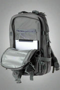 Tracker Tactical Backpack in OD Green – military style with compartments
Side view of tactical backpack with breathable straps and buckles
Tactical backpack opened to show internal pockets and zippers
Outdoor survival backpack with molle system and storage pockets
