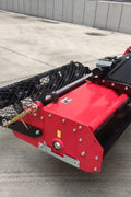 71 inch PTO rotary tiller for tractors
Red 3-point rotary tiller with 42 tines
Side view of heavy-duty tractor tiller attachment
PTO-powered tiller for 40-75 HP tractors
Rear garden rotary tiller with safety guard
Rotary tiller in warehouse – SKU IGN180