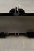 HLA67 skid steer to 3-point hitch plate – front angle
Rear view of 3-point skid steer adapter with lift arms
Close-up of 2" trailer receiver hitch on adapter plate
Side profile of Category 1 & 2 compatible plate
Adjustable lift arms and steel plate design