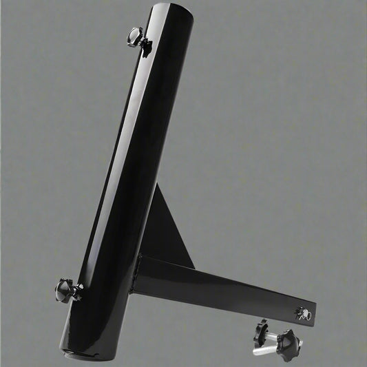 Trailer Hitch Mounted Flagpole Holder for Trucks – Universal 2-Inch Receiver with Mounting Kit