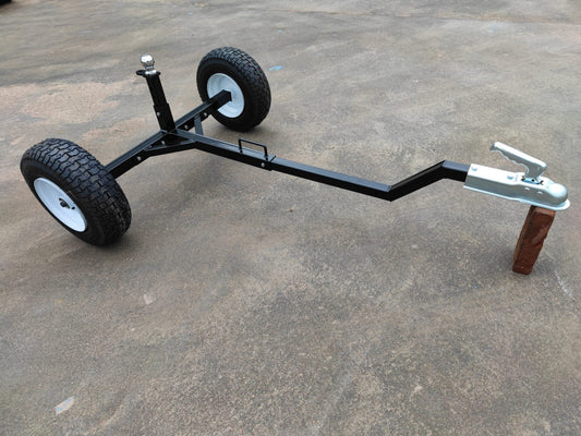 ATV trailer dolly with adjustable hitch – 800 lb capacity and 30-inch wide base for towing trailers