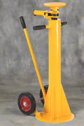 Trailer Stabilizing Jack Stand – 100,000 lb Capacity Yellow with Wheels
TSJ005 Jack Stand – Height Adjustable with Ratchet Handle
Heavy-Duty Jack Stand for Trailers – Side View Extended
Commercial Trailer Jack – Folded View with Wheel Base