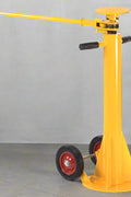 Trailer Stabilizing Jack Stand – 100,000 lb Capacity Yellow with Wheels
TSJ005 Jack Stand – Height Adjustable with Ratchet Handle
Heavy-Duty Jack Stand for Trailers – Side View Extended
Commercial Trailer Jack – Folded View with Wheel Base