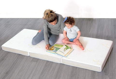 NEW Tri - Folding Bamboo Mattress & Washable Cover: - with Twin XL | Sold by Uncle Wiener's Wholesale