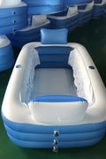 New Twin Inflatable Bath Tub Spa with Pump – Portable Relaxation & Hydrotherapy 332021 - with | Sold by Uncle Wiener's Wholesale