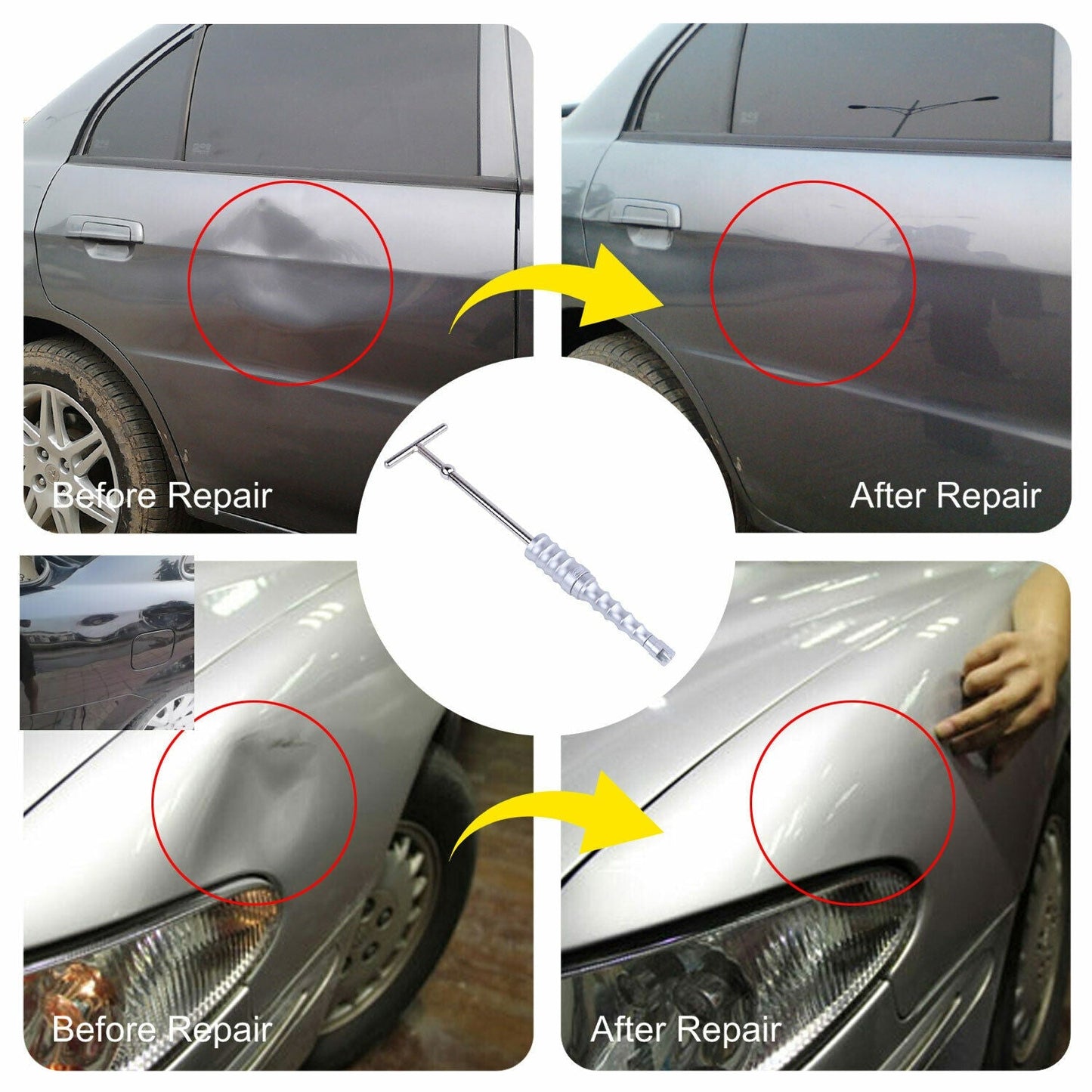 NEW Ultimate 85 PCS Paintless Dent Repair Autobody Kit S1086 - with | Sold by Uncle Wiener's Wholesale