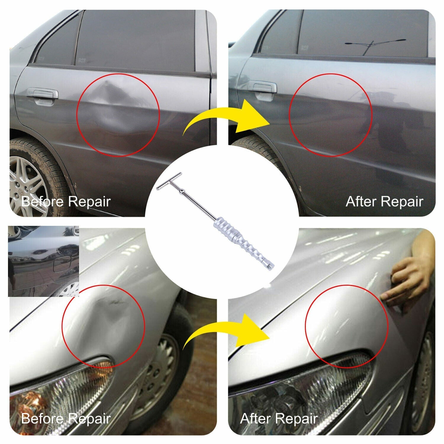 NEW Ultimate 85 PCS Paintless Dent Repair Autobody Kit S1086 - with | Sold by Uncle Wiener's Wholesale