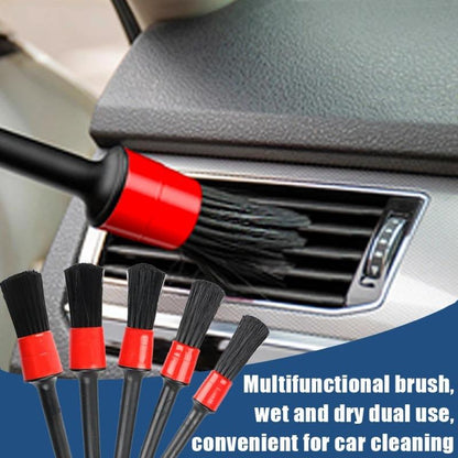New Ultra Flexible Car Detailing Brush Set 5 PCS Car Care Cleaning Tools 5PCDB - with | Sold by Uncle Wiener's Wholesale