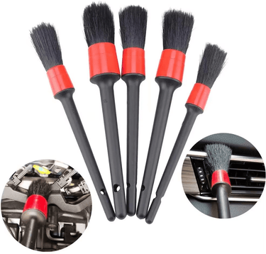 New Ultra Flexible Car Detailing Brush Set 5 PCS Car Care Cleaning Tools 5PCDB - with | Sold by Uncle Wiener's Wholesale