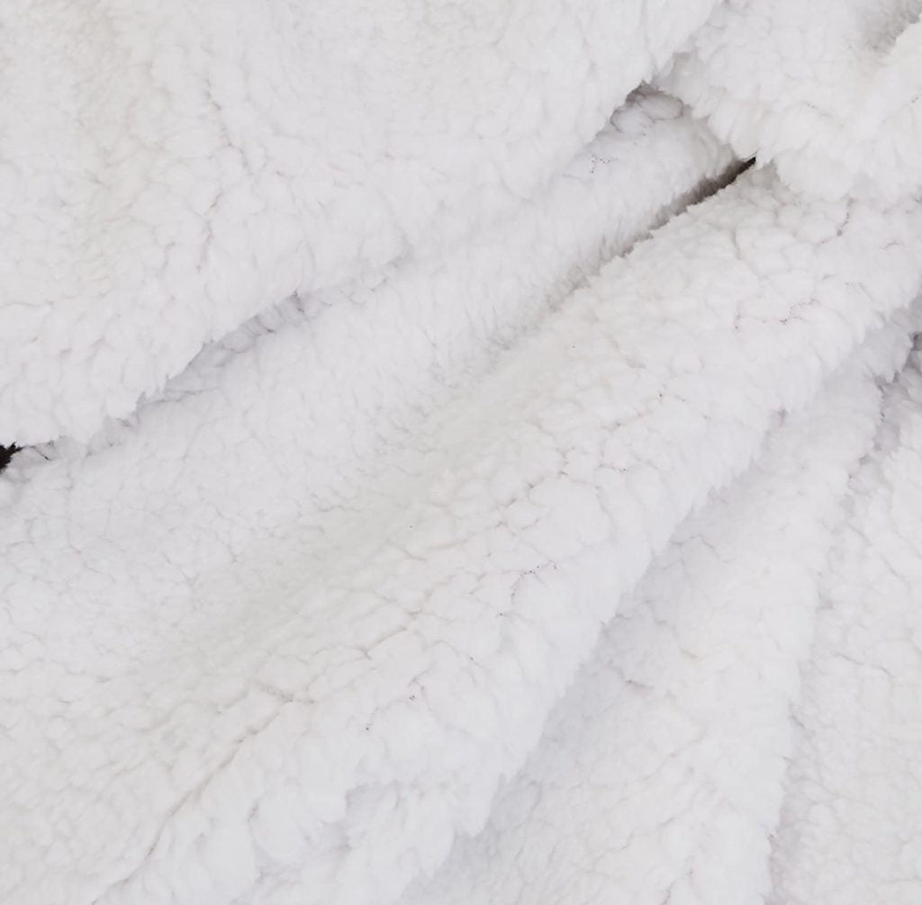 New Ultra Soft Micro Mink Sherpa Throw Blanket – Reversible, Warm & Cozy Fleece Throw for Couch or Bed 920CW - with 90X90 QUEEN SIZE BLUE & WHITE 921BW | Sold by Uncle Wiener's Wholesale