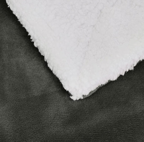 New Ultra Soft Micro Mink Sherpa Throw Blanket – Reversible, Warm & Cozy Fleece Throw for Couch or Bed 920CW - with 50X60 THROW BLANKET BLACK & WHITE 920BW | Sold by Uncle Wiener's Wholesale