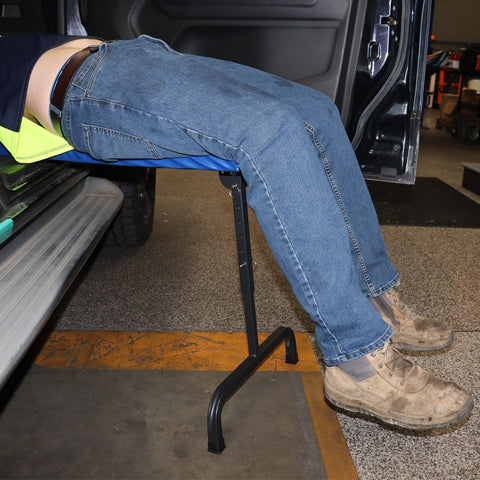 New Under Dash Mechanics Creeper – Adjustable Height Auto Repair Seat with Folding Legs & Heavy - Duty PVC Backboard 11194057 - with | Sold by Uncle Wiener's Wholesale