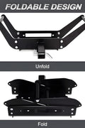 New Universal Folding Winch Mount Cradle – 2" Receiver, 8000 - 13000lb Capacity – Heavy - Duty Steel Frame S1014 - with | Sold by Uncle Wiener's Wholesale