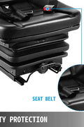 New Universal Forklift & Excavator Seat 1YS29 – Adjustable, Durable PU Leather with Shock Absorber & Seat Belt - with | Sold by Uncle Wiener's Wholesale