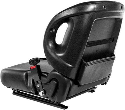 New Universal Forklift & Tractor Seat with Retractable Seatbelt – Heavy Duty PVC | SKU: 126413 - Tractor Attachments with | Sold by Uncle Wiener's Wholesale