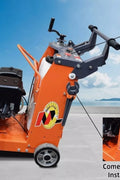 New Walk - Behind Concrete Saw – Heavy - Duty Cutting Machine for Pavement & Asphalt GFS480 - with | Sold by Uncle Wiener's Wholesale