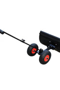 NEW Walk Behind Snow Plow Shovel w/ Adjustable Blade & Inflated Tires 55746 - with | Sold by Uncle Wiener's Wholesale