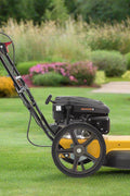 163cc Walk-Behind Wheeled String Trimmer – Heavy-Duty Gas Grass & Weed Cutter with 22-Inch Cutting Path