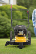 163cc Walk-Behind Wheeled String Trimmer – Heavy-Duty Gas Grass & Weed Cutter with 22-Inch Cutting Path