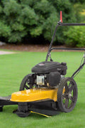 163cc Walk-Behind Wheeled String Trimmer – Heavy-Duty Gas Grass & Weed Cutter with 22-Inch Cutting Path